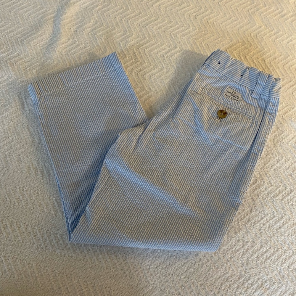 Vineyard Vines Boys Seersucker pants size 6- worn twice. Great!! 💙